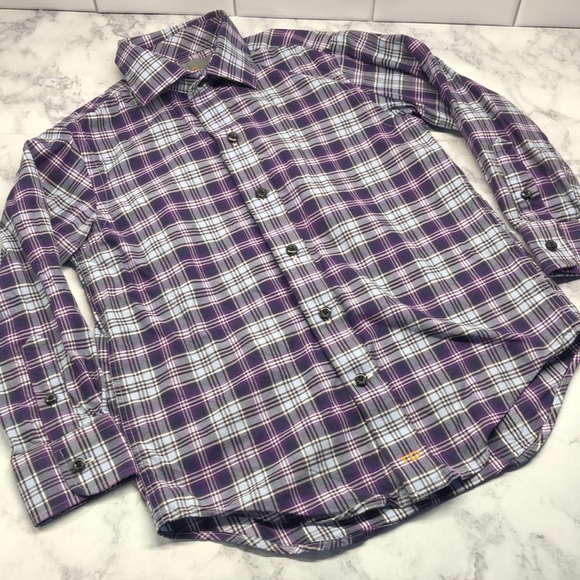 Thomas Dean Boys Button Down LS Shirt - Picture 1 of 6